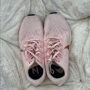 Nike Pink Lightweight Sneakers with Mesh Upper